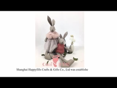 友好的な100%の綿の柔らかいPlushおもちゃ23cm有機性柔らかい灰色くまのおもちゃの地球